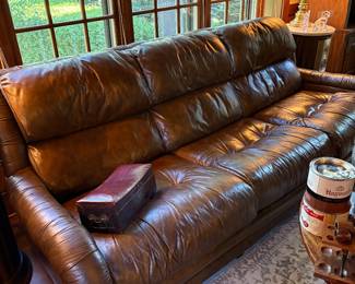 Leather Sofa Made in Hickory NC