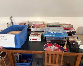 Games, Puzzles and notecards