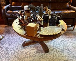 Leather sofa made in Hickory NC
