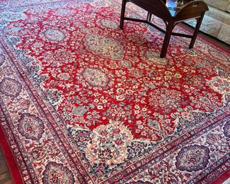 Red wool Rug