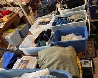 Bins Of Clothes, many new with tags