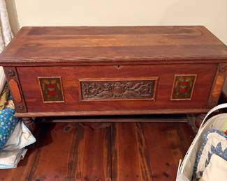 Cedar chest with Crests