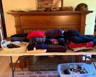 Vintage Womens Sweaters, and leather gloves  mostly new!