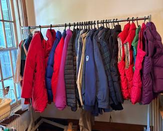 Vintage Winter Down Coats and Vests