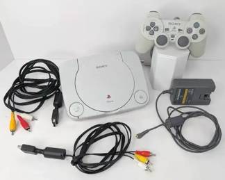 BB226 PlayStation One Console with Controller and Wires