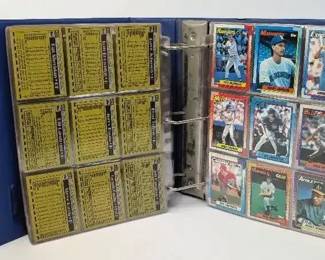CT011 Baseball Cards in 3Inch Binder