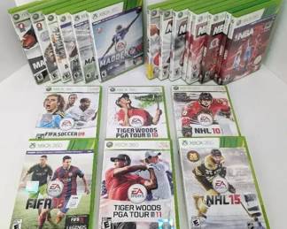 BB219 XBOX EA Sports Games Lot