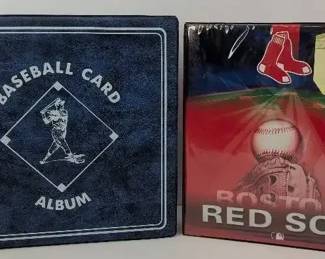 CT004 2 Baseball Card Binders