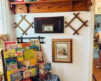 Lots of vintage books