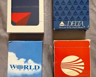 Airline playing cards