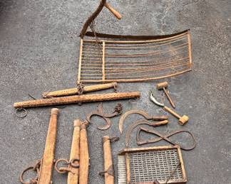 Antique farming equipment 
