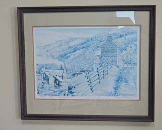 Barry D. Richardson 'Harper's Ferry Snowfall' Limited Edition Print