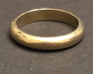 14K Gold Wedding Band