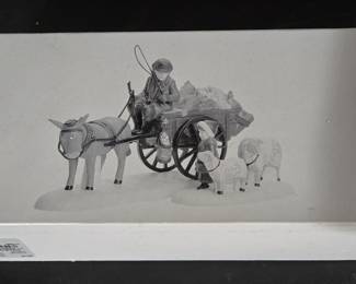 Department 56 Heritage Village Collection: Bringing Fleeces to the Mill