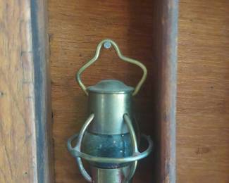 Vintage Miniature Brass Train Railroad Lantern