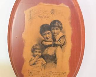 Metropolitan Life Insurance Company "Industrial Gems" Advertising Plaque/Tray