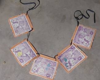 Vintage-Style Halloween Decorative Paper Garland