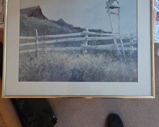 Marsel Mirror Company Framed Landscape Print