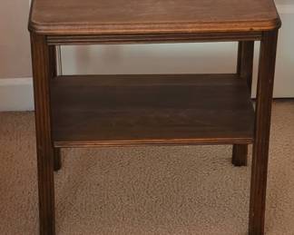Mid-Century Modern Tiered End Table