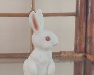 June Stein 1979 Hand Painted Ceramic Rabbit Figurine