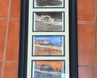 C.B. Haeger Farmstead Watercolor Studies