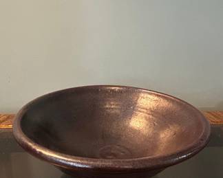 Studio Pottery Stoneware Bowl by VAL