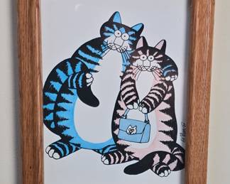B. Kliban 'Imagine, married all this time...' Print