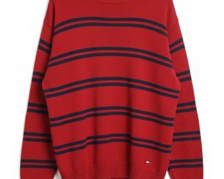 Vintage Tommy Hilfiger Striped Crewneck Sweater