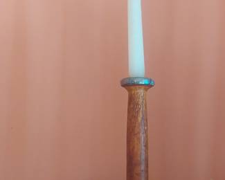 Industrial Textile Mill Bobbin Candlestick Holder