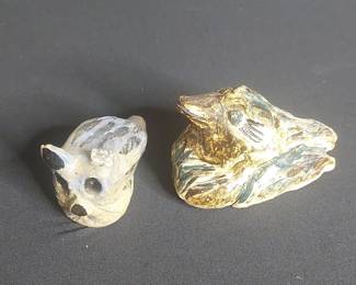 Studio Pottery Animal Figurines