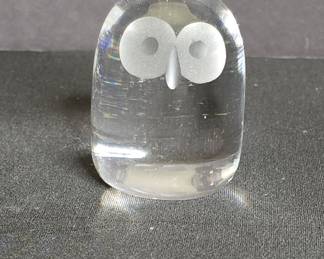 Mats Jonasson Masq Owl Paperweight