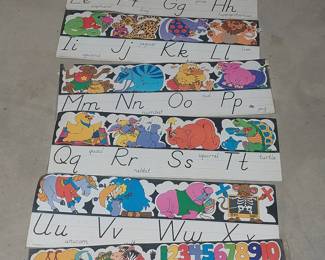 1991 Instructional Fair Alphabet Classroom Wall Border