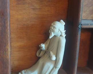 Chinese Mud Man Figurine of a Scholar