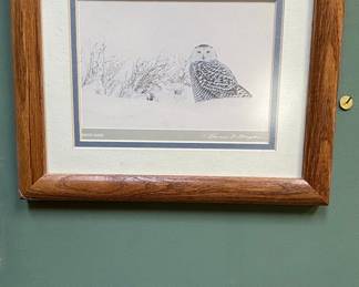 Thomas D. Mangelsen 'Winter Ghost' Framed Print