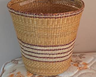Vintage People's Republic of China Woven Basket