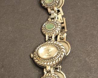 Lexington Oval Stone Bracelet Watch