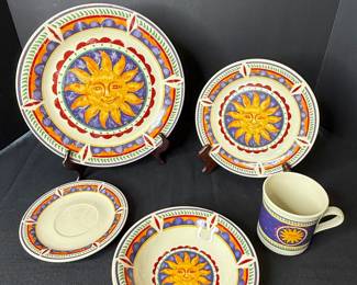 Gibson Celestial Sun Dinnerware