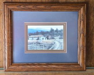Don Ringstrom Watercolor Painting with Bio