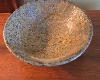 Studio Pottery Speckled Stoneware Bowl