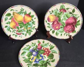 Sakura Sonoma Fruit Pattern Salad/Dessert Plates