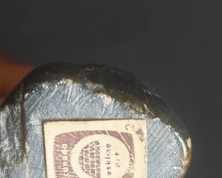 Inuit Soapstone Seal Sculpture Signed 'AF 72 #558600'