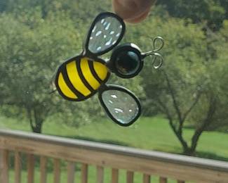 Stained Glass Bumblebee Suncatcher