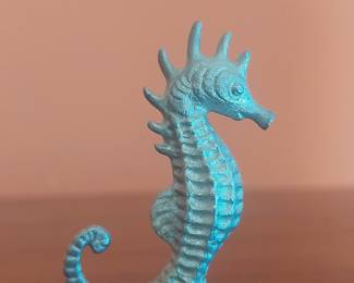 Vintage Spoontiques Pewter Seahorse Miniature
