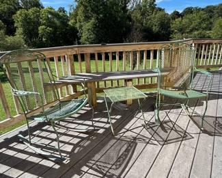 Vintage Salterini Wrought Iron Patio Set