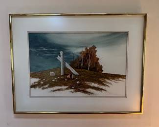 Tom Sierak Watercolor Landscape