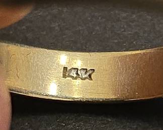 14K Gold Wedding Band