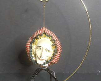 Mark Roberts Style Harlequin Ornament
