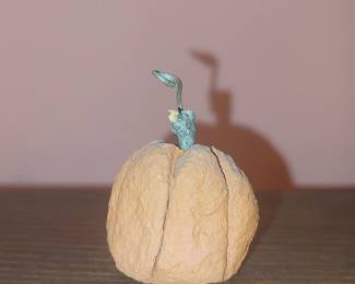Decorative Miniature Terra Cotta Pumpkin
