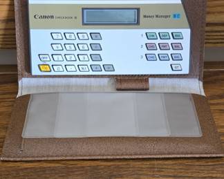 Canon Checkbook III Money Manager Calculator