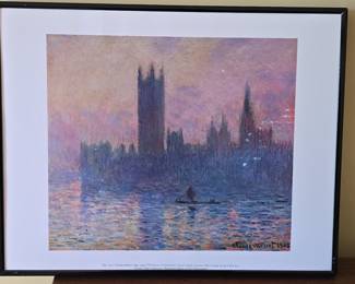 Claude Monet 'The Houses of Parliament, Sunset' National Gallery of Art Print